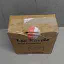 Battery Operated Lamp, Cordless Table Lamp with Timer, Desk Bedside Lamps with LED Warm Light, Glass Small Table Lamp for Bedroom, Bathroom, Living Room, Home Decor - Amber