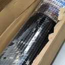 Galvanized Black Vinyl Coated Hardware Cloth, 1/2 Inch Mesh 19 Gauge