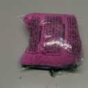 MEROKEETY Women's Summer One Shoulder Sleeveless Knot Smocked Midi Dress Split Tiered Flowy Dresses (Medium, Plum)