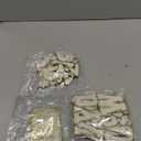 72 Pcs White Chenille Letter Number Patches Include 52 Letters & 20 Numbers Self Adhesive Stickers Fuzzy Varsity Embroidery Applique Stick On Sew On Iron On for Fabric Clothing Hats Jeans