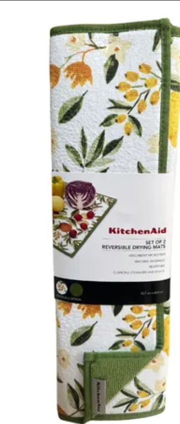 Kitchen Aid Drying Mat 16"/22" 2 Pack Kitchen Aid Drying Mat 16"/22" 2 Pack