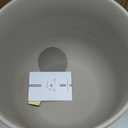 LE TAUCI 12 Inch Pots for Plants, Ceramic Large Planters for Indoor Plants, Indoor Plant Pots for Home Garden Patio Office, Planter Pots with Drainage Hole and Rubber Plug, Neutral Gray