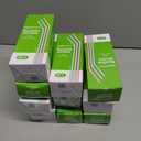 10 x Amazon Basics Disposable Striped Plastic Flex Straws, 7.5" Long, Assorted Colors, 100 Count, Large Pack