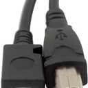 Micro USB to Printer Cable 2PCS, Micro Female to USB B Male Print Cable Compatible with MacBook Pro HP Canon Samsung Printers Etc 29cm/11inch