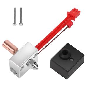 Creality Official Sprite Extruder Upgrade Heater Block Kit High Temperature Pro 300 Titanium Heatbreak Plated Copper Nozzle Compatible with Creality Ender 3 S1/Ender3 S1 Pro/CR10 Smart Pro