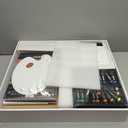 VISWIN Professional All-in-One Art Painting Kit with Aluminum & Beech Wood Easel, 96 Acrylic, Watercolor & Oil Paint Set, Canvas, Painting Set with Complete Art Supplies for Adult, Artist, Beginner