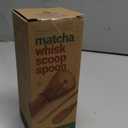 BambooWorx Matcha Whisk Set - (Chasen), Traditional Scoop (Chashaku), Tea Spoon. The Perfect Sets to Prepare a Traditional Cup of Japanese Tea, Handmade from 100% Natural Bamboo