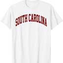 Retro South Carolina Souvenir Vintage South Carolina Red Tee T-Shirt, Size M