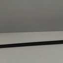 Gisafai 2 Pcs 36 Inches Metal Door Draft Stopper, Mouse Proof Door Sweep, Aluminum Rodent Proof Sweep, Noise Blocker, Keep Rodents Pests Out, Enhanced Weather Sealing, Easy to Install, Black