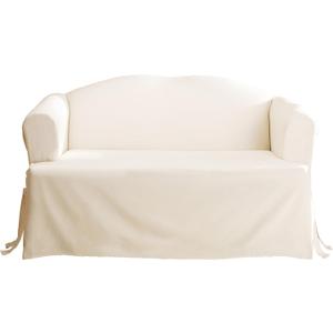 SureFit Duck Slipcover Parent Variation (Sofa T-Cushion, Natural)
