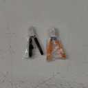 Wide Jaw Opening Anti-Splash Slanted Nail Clipper, Portable Ultra Sharp Nail Clippers, Slanted Nail Clippers, Curved Toenail Clippers, Curved Nail Clippers for, for Seniors Adult Women (Orange+black)