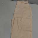ZOOSIXX Flare Leggings for Women - Yoga Pants Women Wide Leg Flared Bell Bottom Bootcut Leggings Beige Small