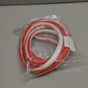 1/2 Inch Flexible Quarter Round Molding, 9.8Ft Trim Molding with Self Adhesive for Wall Tile Edge Floor Corner, Staircase Cabinet Tub (White)