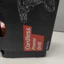 Cordless Drill with Battery and Charger, 20V Electric Power Drill with 3/8" Keyless Chuck, 25+3 Torque Settings & Impact Mode for Drilling, Screwdriving, and Home Improvement(2 Batteries) (Yellow)