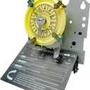 T104M Mechanical Time Switch, 208-277V AC, 5HP DPST, 24-Hour 12 ON/Off, Heavy Duty Electromechanical Outdoor Timer, 40A Max - Ideal for Pool Pumps, Lights, Fans, and HVAC Systems