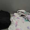 WOWULOVELY Girl's Winter Skisuit Thicken Warm Hooded Snowsuit Toddler Ski Jacket Pants Set, M