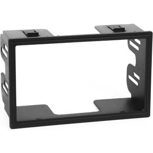Scosche VW2351B Double DIN Radio Install Dash Kit Compatible with Select 2002-05 Volkswagen Vehicles- Aftermarket Car Stereo Installation Kit - Factory Texture Match - See Fit Guide Image for Vehicles