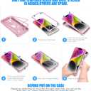 ORETECH for iPhone 15 Plus Case iPhone 14 Plus Case, with [2 x Screen Protectors] [15 Ft Military Grade Drop Test] [Camera Protection] Shockproof Slim Thin iPhone 15/14 Plus Cover 6.7" Rosegold