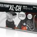 TERA PUMP, TRFA01-XL-CH, Battery Powered Chemical Fuel Transfer Pump with Auto-Stop Sensor, 2.3 GPM, Designed for Methanol, Ethanol, DEF, Window Washer Fluid, Comes with 4 Adapters, Fits Most Gas Cans