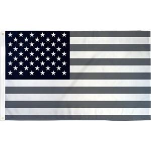 AZ FLAG - Black And Gray Usa Flag - 3x5 Ft - 100D Polyester American Banner with Two Metal Grommets - Fade Resistant - Vivid Colors - 3' x 5' Feet - 150x90 Cm