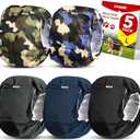 XPCARE Washable Male Dog Belly Band(5 Pack) - Reusable Male Dog Belly Wrap, Dog Diapers Male (Large)