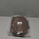 Smiry Rectangle Tablecloth, Elastic Fitted Flannel Backed Vinyl Tablecloths for 5ft Folding Tables, Waterproof Wipeable Table Covers for Indoor, Outdoor, Picnic and Camping (Coffee, 30"x60")