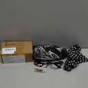 Zhanmai 1950's Costume Accessories for Women 50s Scarf Polka Dot Headband Earring Cat Eye Glasses Waistband