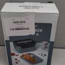 Electric Heated Lunch Box for Car Truck Home 1.8L 100W Portable Food Warmer with 12V/24V/110V/220V Hot Meal for Work Travel Jobsite Camping Christmas Gifts White Elephant Gifts for Adults/Men/Woman (Bule & Gray)