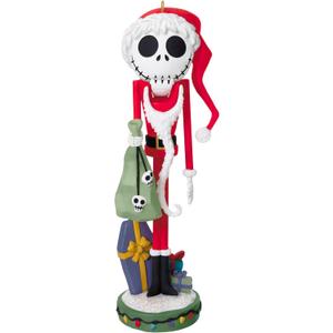 Hallmark Keepsake Disney Christmas Ornament, Tim Burton's The Nightmare Before Christmas Santa Jack Skellington Nutcracker, Gifts for Disney Fans
