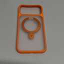 TORRAS for iPhone 17 Pro Max Case with Stand, Camera Control Button, Fit for MagSafe, Military Grade Protection, Translucent Slim Soft Edge Case for iPhone 17 Pro Max 6.9", Orange