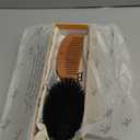 Belula 100% Boar Bristle Hair Brush Set (Medium). Soft Natural Bristles for Thin and Fine Hair. Restore Shine And Texture. Wooden Comb, Travel Bag and Spa Headband Included!