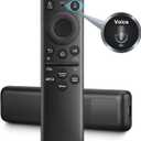Rechargeable Voice Remote for Samsung OLED Neo QLED Crystal UHD Frame Solar CU8000 DU8000 CU7000 DU7200 Q60C/D Q70C/D Q80C/D QN85C/D QN90C 4K 8K Smart TV Remotes Control Replacement BN59-01432A (Rechargeable Voice Remote for Samsung TVs)