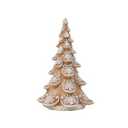 Cynkeyee Gingerbread Christmas Decorations Xmas-Tree Collectible-Figurines - Christmas Decoration Party Decorations Gift for Women Table Centerpiece 3.5x3x5.5 Inch