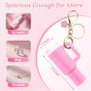 8 Pack Mini Tumbler Keychain for Stanley Cup, Mini Cup Keychain Chapstick Holder for Women Girls
