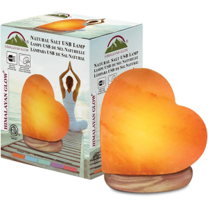Himalayan Glow LED USB Heart-Shaped Salt Lamp, Multi Color Changing 4-5 lbs, No Installation Required Great Decor for Home Office Hotel,Great Decor, Best for Gift Himalayan Glow LED USB Heart-Shaped Salt Lamp, Multi Color Changing 4-5 lbs, No Installation Required Great Decor for Home Office Hotel,Great Decor, Best for Gift