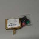 uxcell 2Pcs Red Green Indicator Light AC/DC 110V, 22mm Panel Mount, for Electrical Control Panel, HVAC, DIY Projects