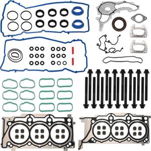 3.6 Head Gasket Set w/Bolts 2011-2016 for Jeep Grand Cherokee Wrangler, 2011-2020 for Dodge Avenger Challenger Charger Journey for Chrysler 200 300 Ram 1500 2500 3.6L Penta star V6 HS26541PT ES72467