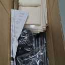 Kokorona 6 Panel Room Divider, 6FT Tall Rolling Privacy Screen with Lockable Wheels, Folding Wall Dividers Portable Room Divider for Room Separation, Included - Cover Strips, Black, 119''W x 70''H