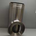 Alpine Indoor Commercial Trash Can Open Top- 27 Gallon Stainless Steel Garbage Can, Heavy Duty, Large, Tall Round Industrial Waste for Office, Hotel, Lobby, Business Bathrooms & High Traffic Areas