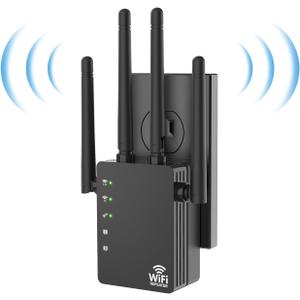 WiFi Extender Easy Set Up for HomeERWGT5GRGFVESRHTGDAHZDBBFZB (Black-H1)