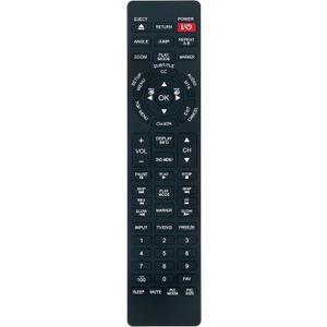 CT-8021 Replace Remote Control Compatible with Toshiba LCD TV/DVD Combo 19SLV411U 24SLV411U 32SLV411U