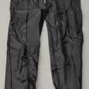 Popilush Shapewear Leggings Leather Pants - Faux Leather Leggings for Women Tummy Control Hight Waisted Pleather Pants (Large)