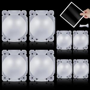 SupKing 8 Pcs Plant Rooting Grow Propagation Ball,Air Layering Kit,Clear Assisted Cutting Rooting,Reusable Plant Rooting Device,High Pressure Ball Grafting Device Root Box for Plants Rose. (Small+Medium, Transparent)