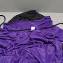 LMYOVE Black and Purple Reversible Cloak Halloween Christmas Cape Vampire Costume Masquerade Dracula Magician Devil Cosplay Stand Collar for Adult Kids(120CM/47)