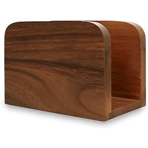 12 Inch Acacia Wood Round Tray, Wooden Decorative Serving Coffee Table Tray Centerpiece Candle Holder for Farmhouse Kitchen Dining Room Home Decor Coffee Table Decor and Accessories