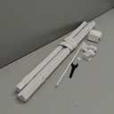 No Tools No Drill Cordless Mini Blinds 20" Wx 36" H, 1" L-Shaped Blades, Horizontal Vinyl Blinds for Indoor Windows, White