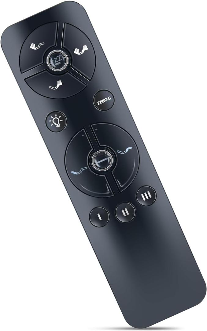 ZWP Remote Control Replacement Compatible for Pemberly Row, Blissful Nights, Sleep Science QSeries Pro Adjustable Bed, Black