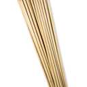 Eco Craft Stix Smores Sticks 36". Pack of 100 Count Marshmallow Roasting Sticks. Disposable Marshmellow Sticks Camping Heavy Duty Smores Skewers for Outdoor Fire Pits. (ECS36InchSmoresstix-100CT)
