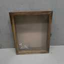 GraduationMall 8x10 Shadow Box Frame Solid Wood Glass Door Display Case with Linen Back and 6 Stick Pins,1.5 inches Interior Depth,Ideal for Memorabilia Pictures Flowers Medals Tickets (Carbonized Black)