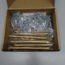 Haidms 20 Pack | 3 Inch Cabinet Handles Gold Stainless Steel Kitchen Drawer Pulls Cabinet Pulls 5 Inch Length, 3 Inch Hole Center